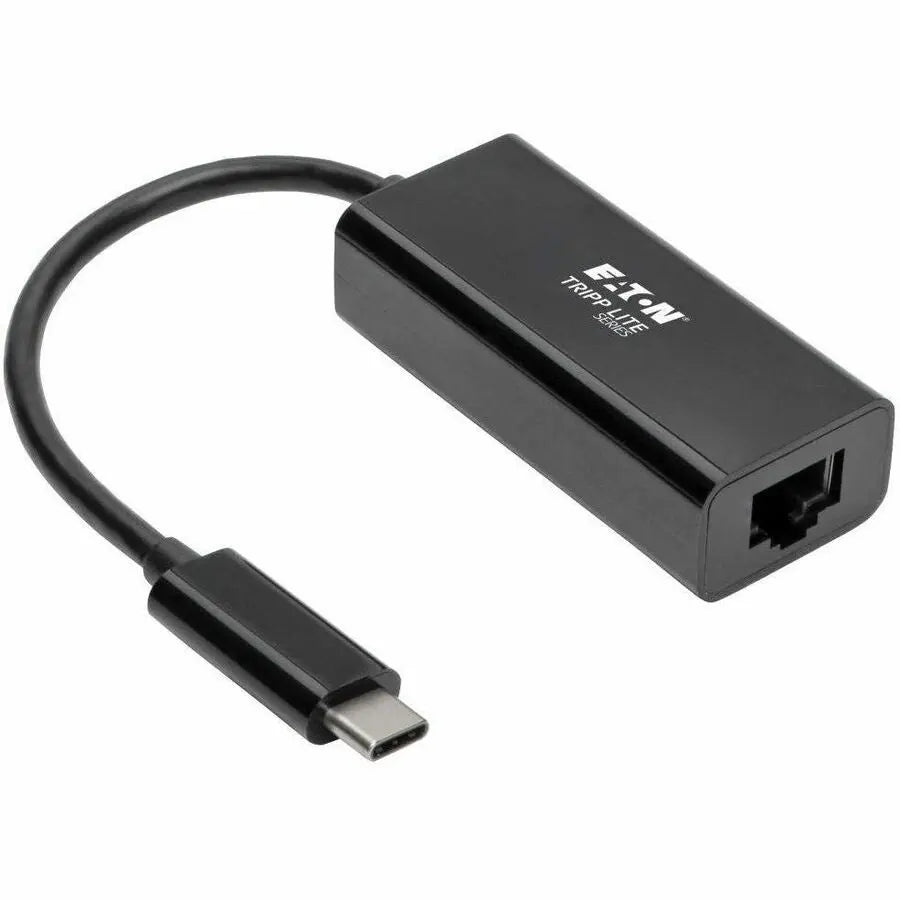 Eaton Corporation Tripp Lite U436-06N-GB USB-C to Gigabit Ethernet Adapter – Thunderbolt 3 Compatible, Black by Eaton Corporation
