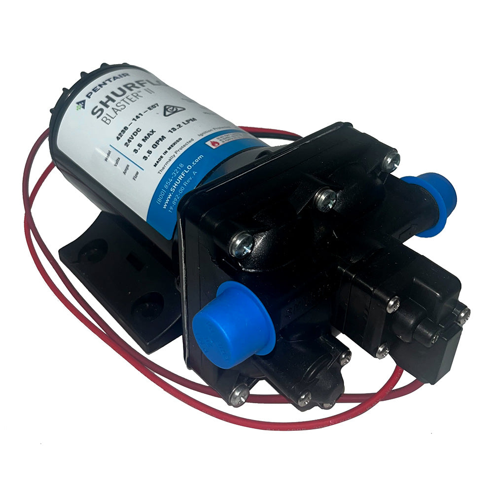 Shurflo by Pentair Blaster II Washdown Pump - 24 VDC, 3.5 GPM, 45 PSI