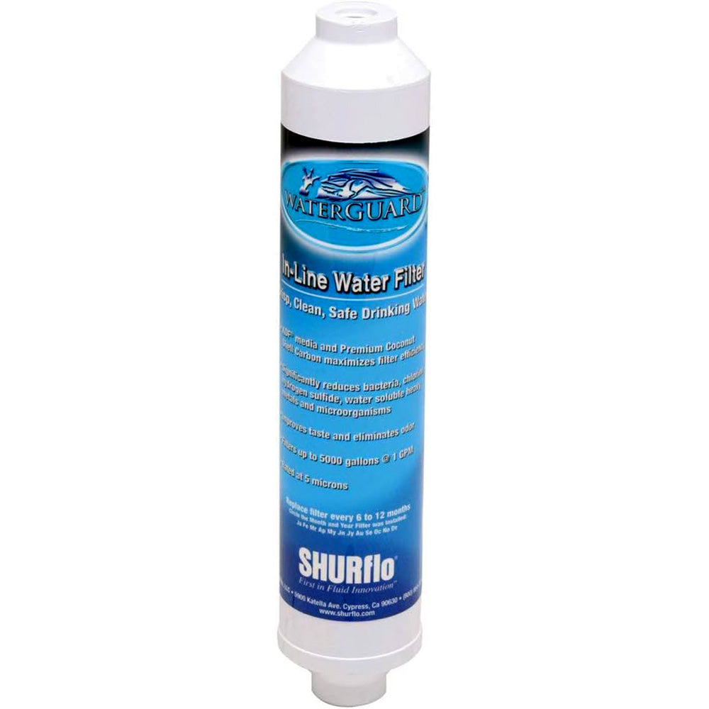 Shurflo by Pentair 10-Inch Universal Filter Kit with KDF/Carbon Filtration