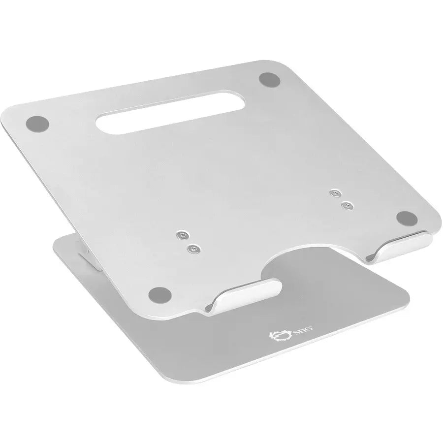 SIIG Adjustable Aluminum Laptop Stand for MacBook and PC - Ergonomic Desktop Support for 10-17 Inch Laptops