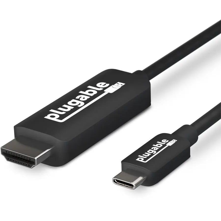 Plugable USB-C to HDMI Adapter Cable - Connect USB-C or Thunderbolt 3 Laptops to 4K HDMI Displays