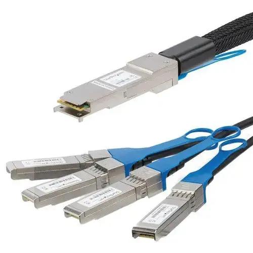 StarTech.com QSFP4SFP10C5 Cisco QSFP+ to 4x SFP+ Copper Breakout Cable, 16.4 ft, 40 Gbps by STARTECH.COM