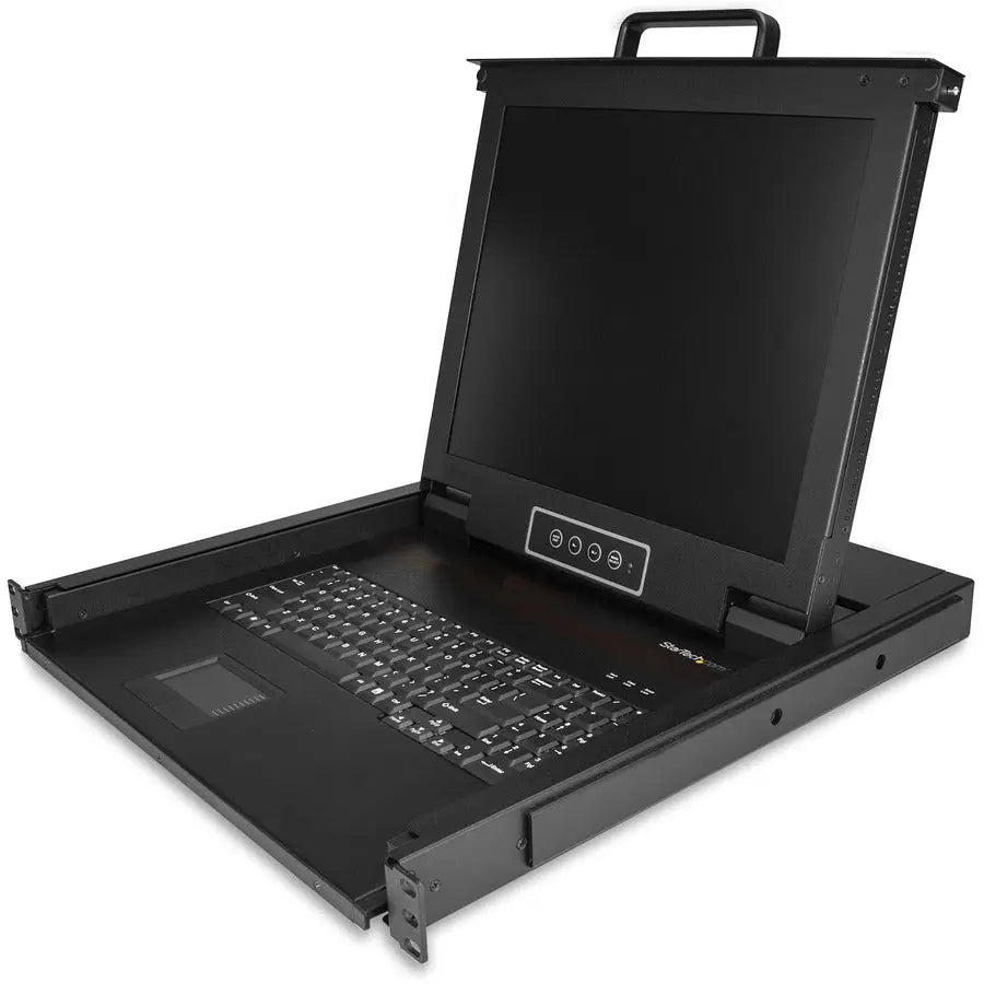 StarTech.com RKCONS1701 Single-Port 17-Inch Rackmount KVM Console with VGA, USB, and Touchpad