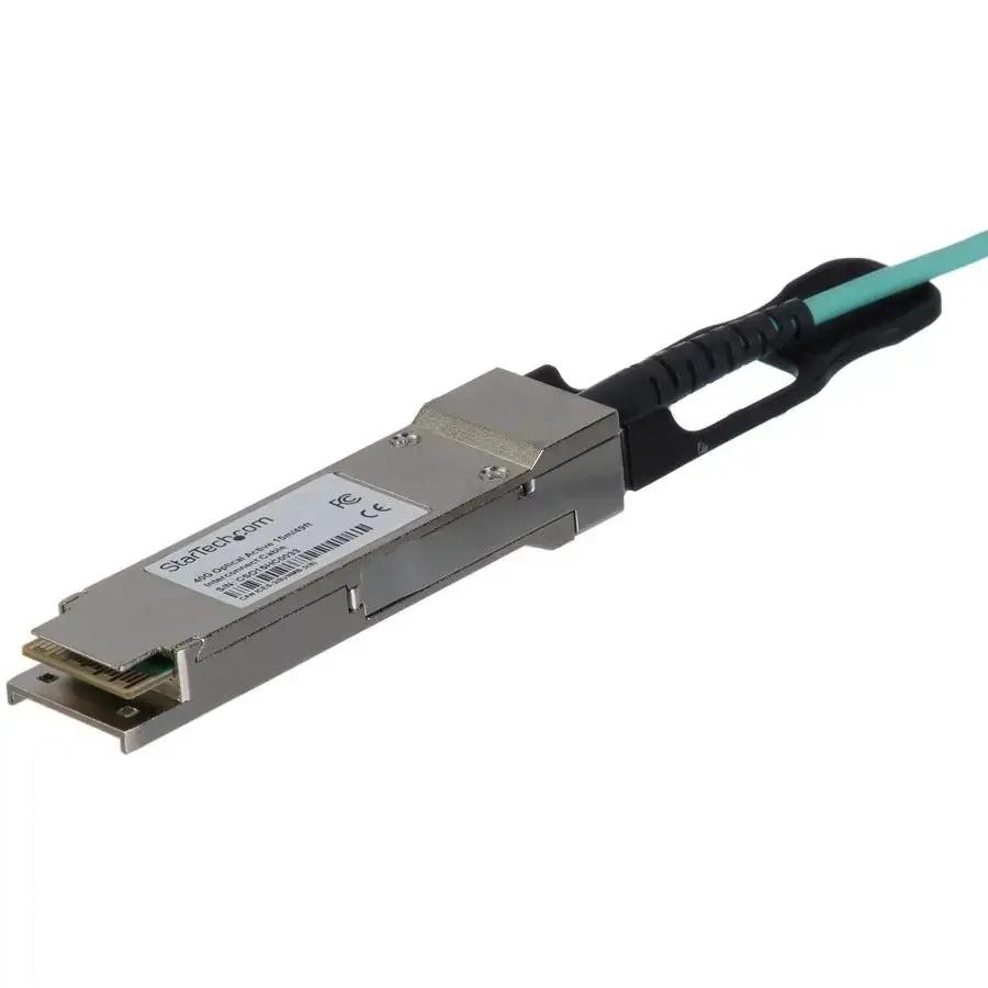 StarTech.com QSFP40GAO30M Fiber Optic Network Cable - 40 Gbps Active Optical QSFP+ to SFP+ AOC by StarTech.com