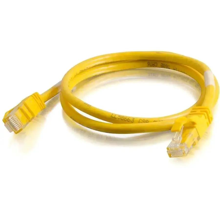 C2G 7ft Cat6 Snagless Unshielded Ethernet Network Crossover Patch Cable - Yellow by Legrand Group