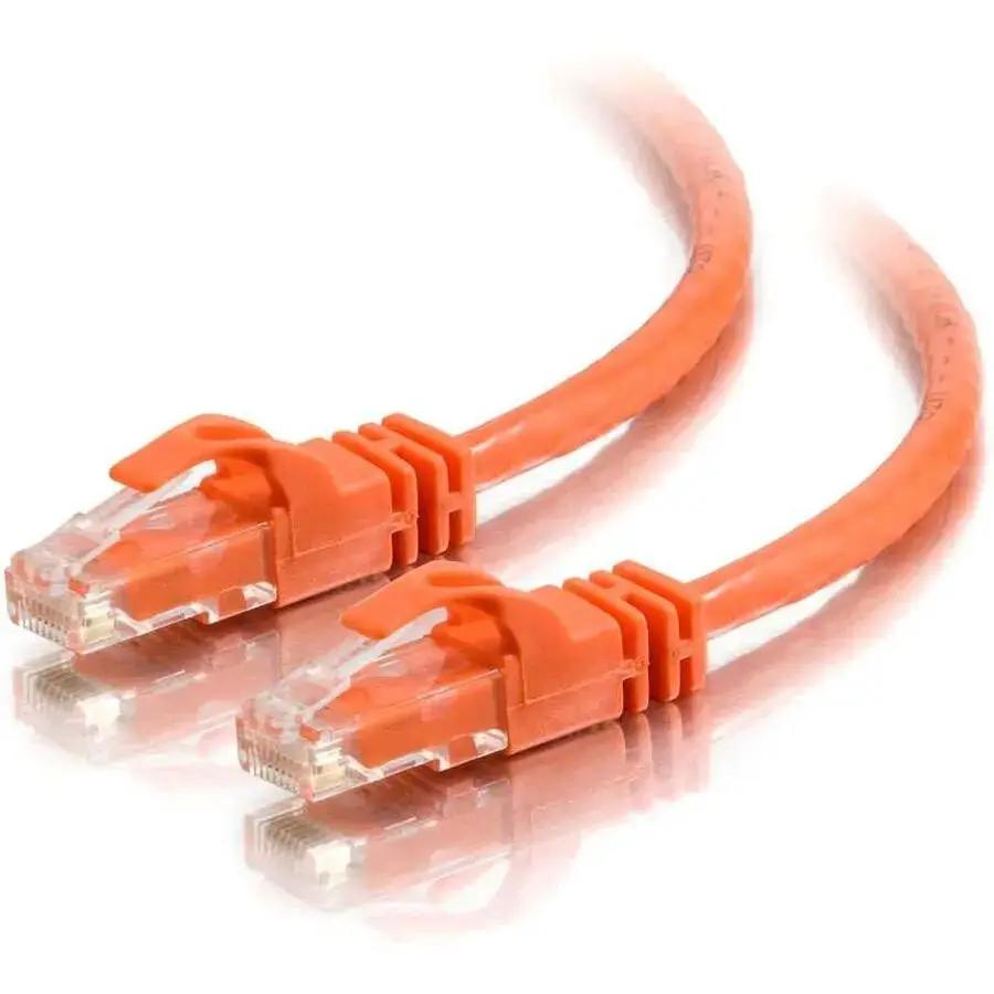 C2G 14ft Cat6 Snagless Unshielded Ethernet Crossover Patch Cable - Orange by Legrand Group