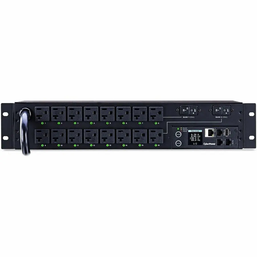 CyberPower PDU41003 2U Rackmount Switched Power Distribution Unit with Network Management