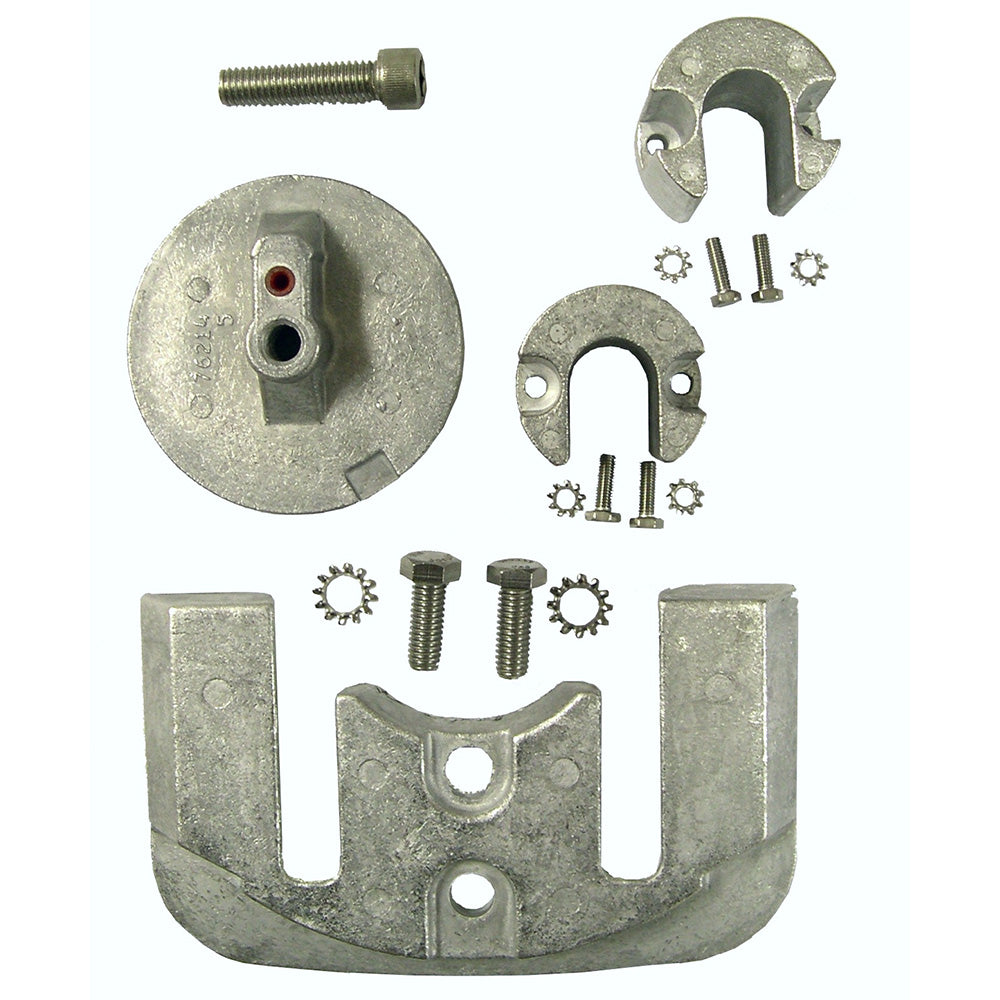 Performance Metals Mercruiser Bravo 2/3 Complete Aluminum Anode Kit - Part Number 10061A