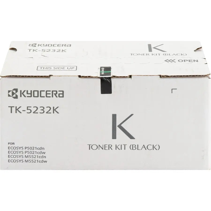 Kyocera TK-5232K Original High-Yield Black Toner Cartridge for Kyocera Ecosys P5021cdw and M5521cdw