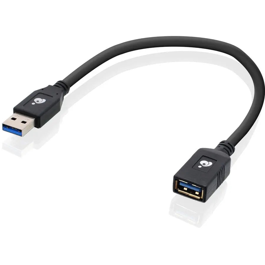 IOGEAR USB 3.0 Extension Cable Male to Female 12 Inch for Fast Data Transfer