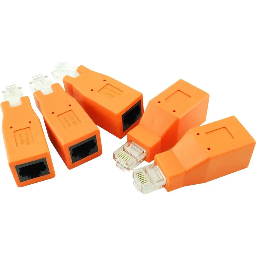 Axiom Memory Solutions RJ-45 CAT6 Crossover Male to Female Adapter (5-pack)
