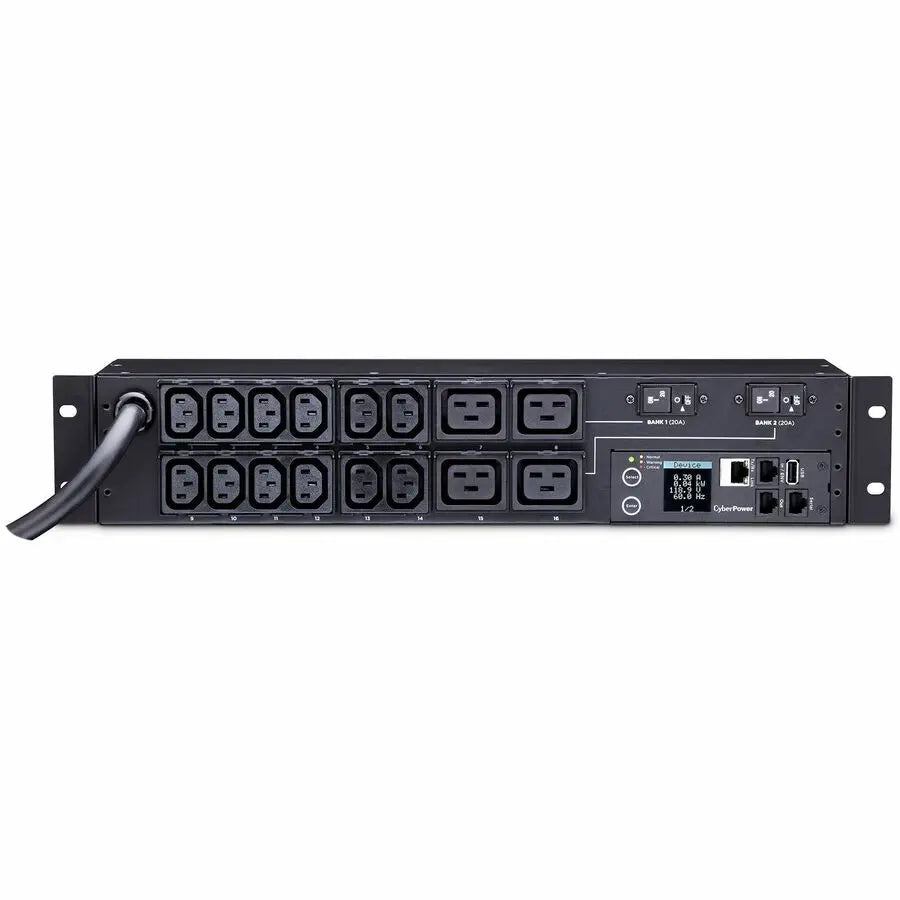 CyberPower PDU31008 2U Rackmount Monitored Power Distribution Unit with Network Management