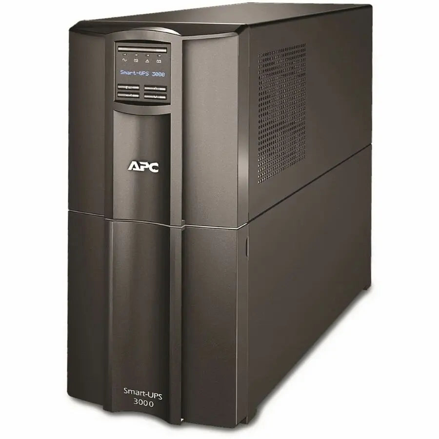 APC Smart-UPS, Line Interactive, 3kVA, Tower, 120V, 8 NEMA 5-15R+2 NEMA 5-20R outlets, SmartConnect Port+SmartSlot, AVR, LCD