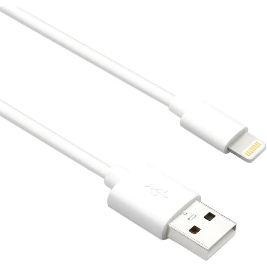 Axiom Lightning to USB-A M/M Adapter Cable - 3ft White for Apple Devices