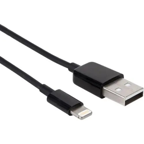 Axiom Lightning to USB-A M/M Adapter Cable - 6ft Black for Apple Devices