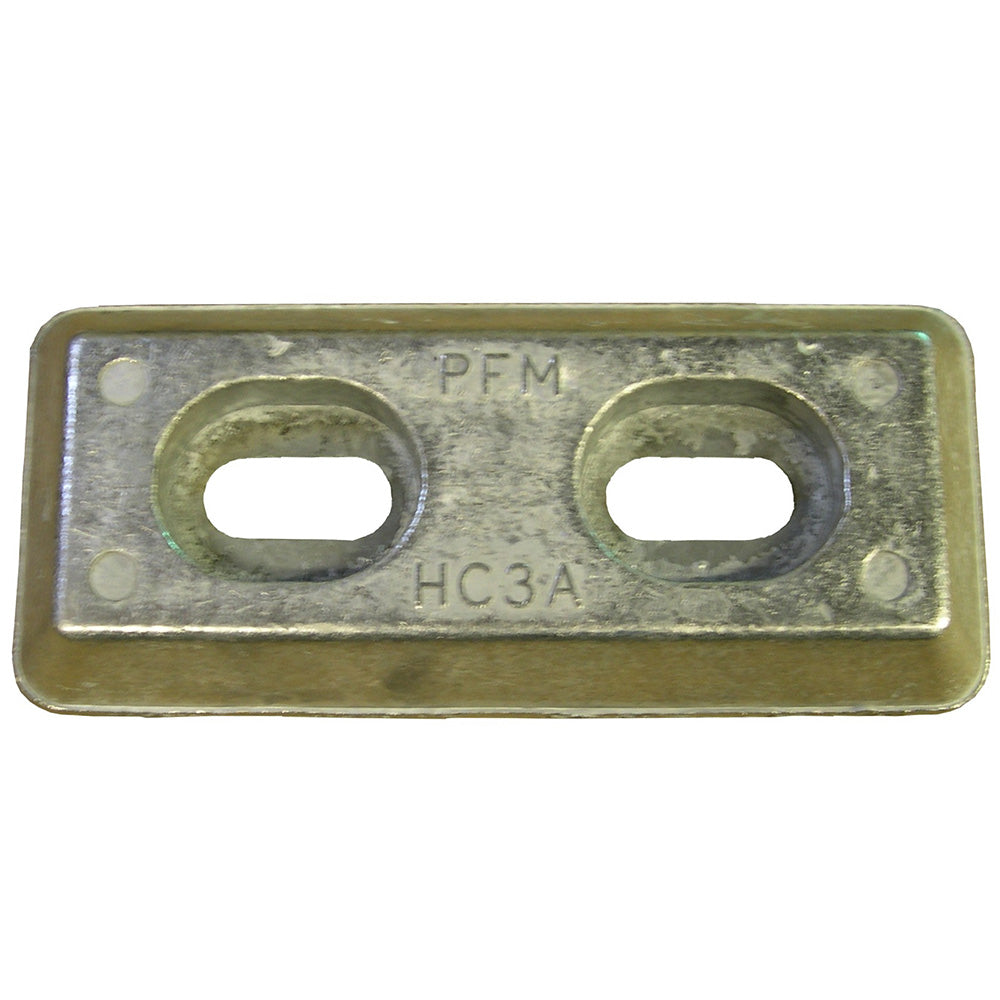 Performance Metals HC3A Hull Anode - Aluminum for Marine Corrosion Protection