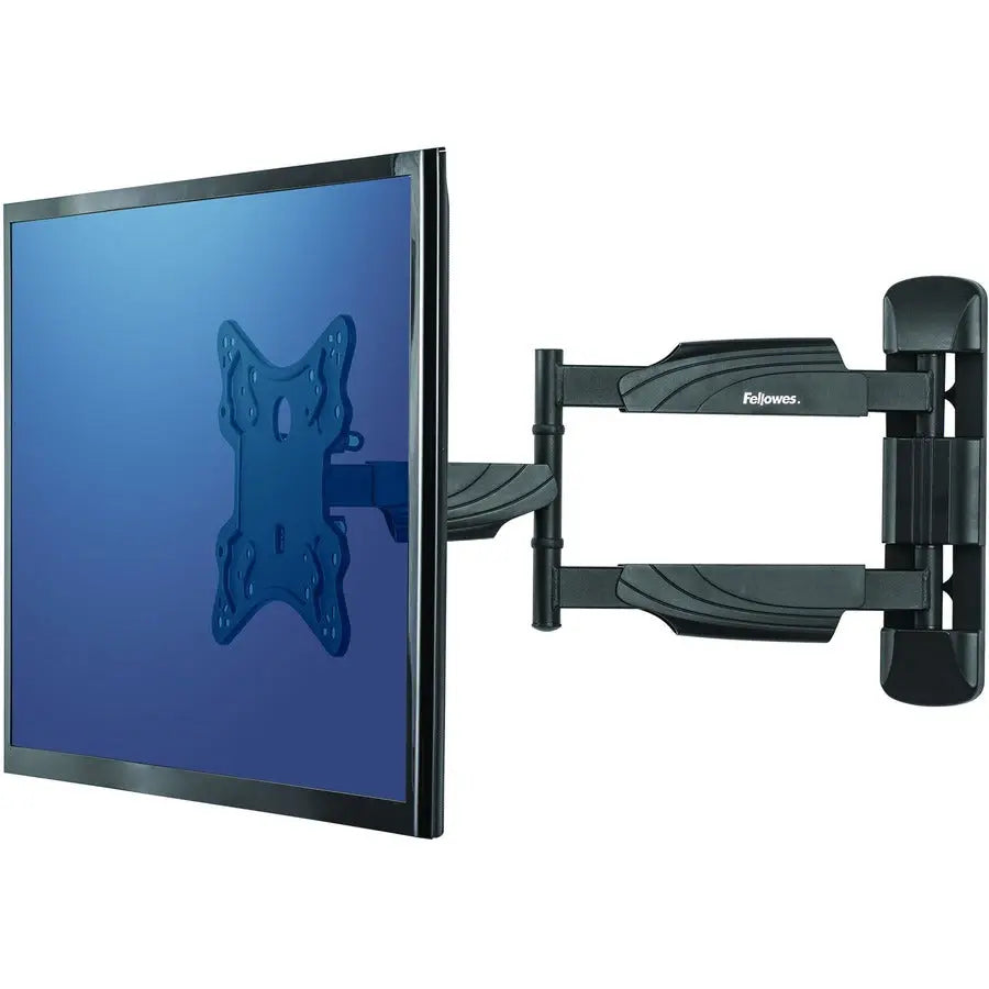 Fellowes Full Motion TV Wall Mount for 55-Inch Monitors - Secure Wall Mount with Cord Management