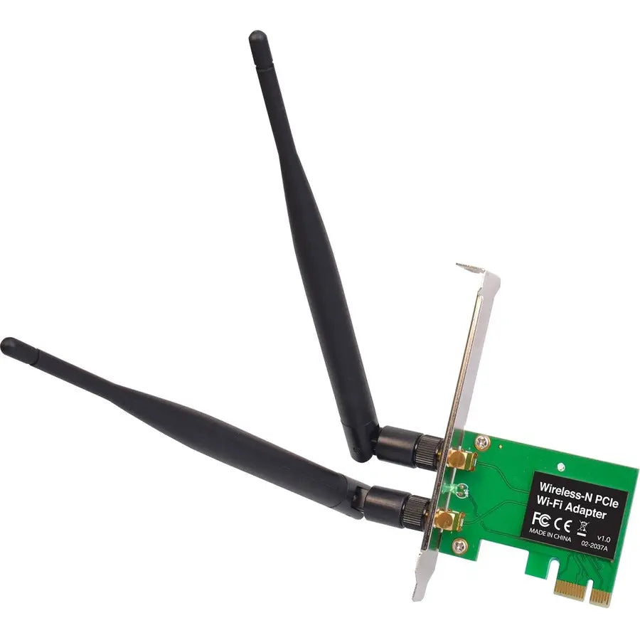 SIIG CN-WR0811-S2 Wireless-N PCI Express Wi-Fi Adapter with Dual Antennas for Desktop Computers