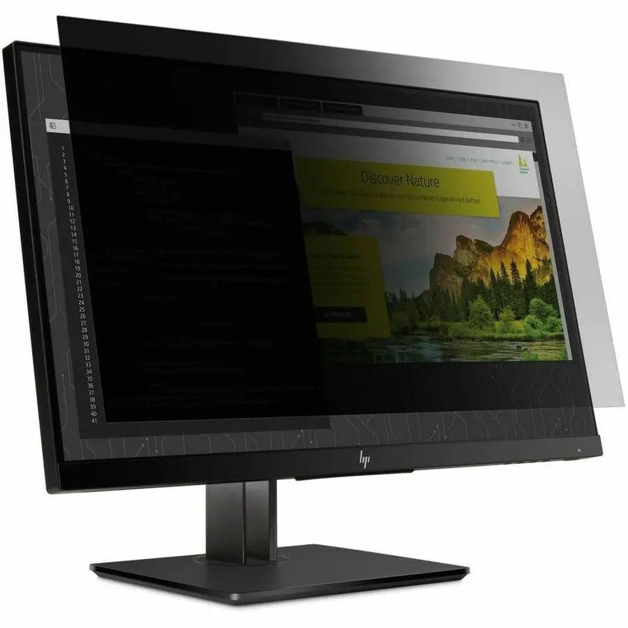 Targus 4Vu Privacy Screen Filter for HP EliteDisplay E243 and Z24nf G2 — Clear, Blue Light Filtering, Anti-Glare