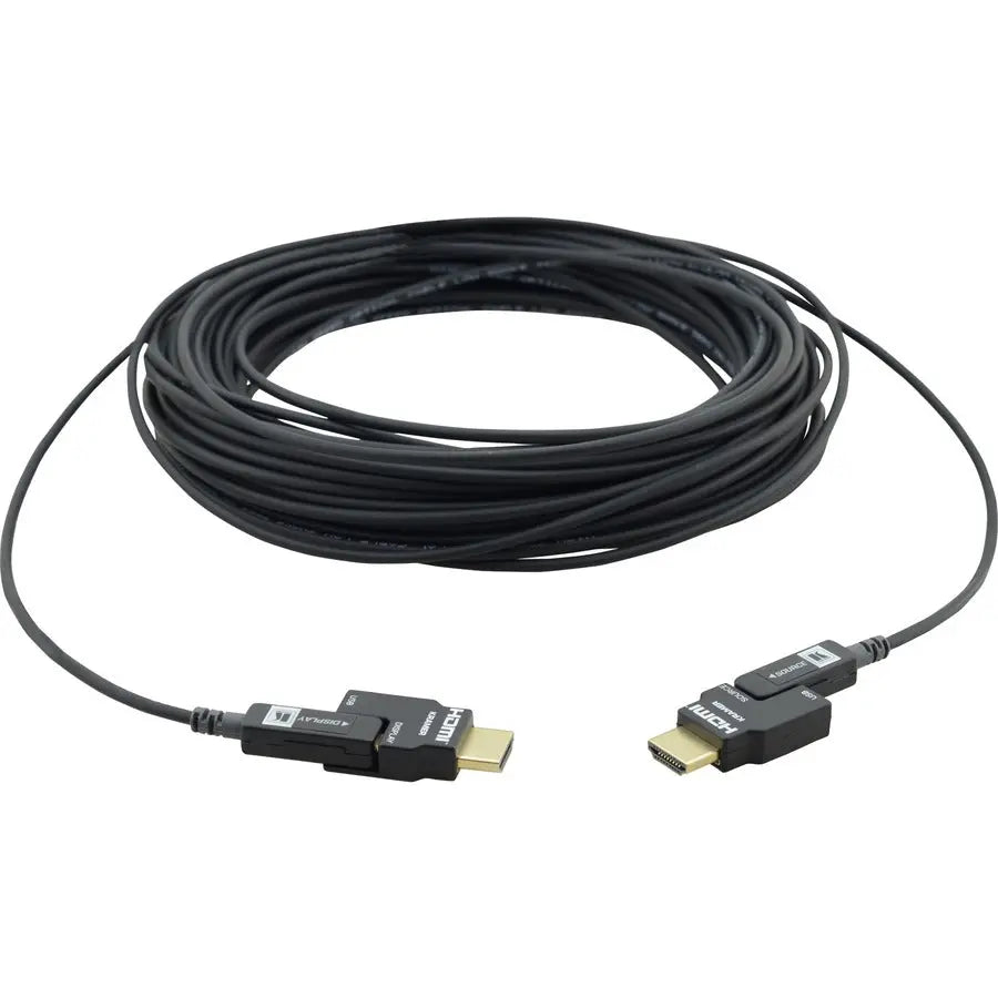 Kramer Electronics LTD CP-AOCH/60-66 Active Optical 4K Pluggable HDMI Cable – 100 ft, Plenum Rated, HDCP 2.2 & HDR Support