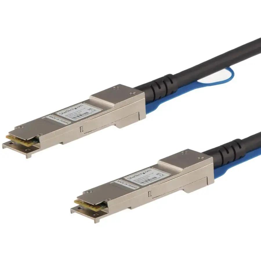 StarTech.com QSFP+ Direct Attach Cable - MSA Compliant, 5 Meters (16.4 Feet) for 40GbE Network Connectivity by STARTECH.COM