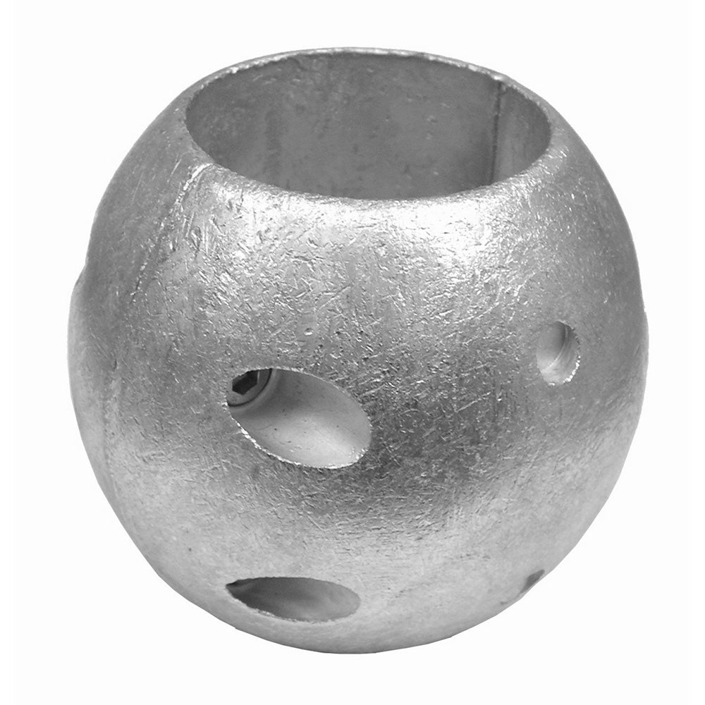 Performance Metals 2-Inch Streamlined Shaft Anode - Aluminum with Red Spot Wear Indicator