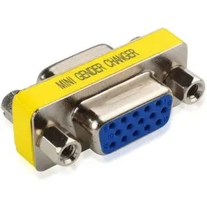 Axiom HD15 VGA Mini Gender Changer F/F (Coupler) - Silver