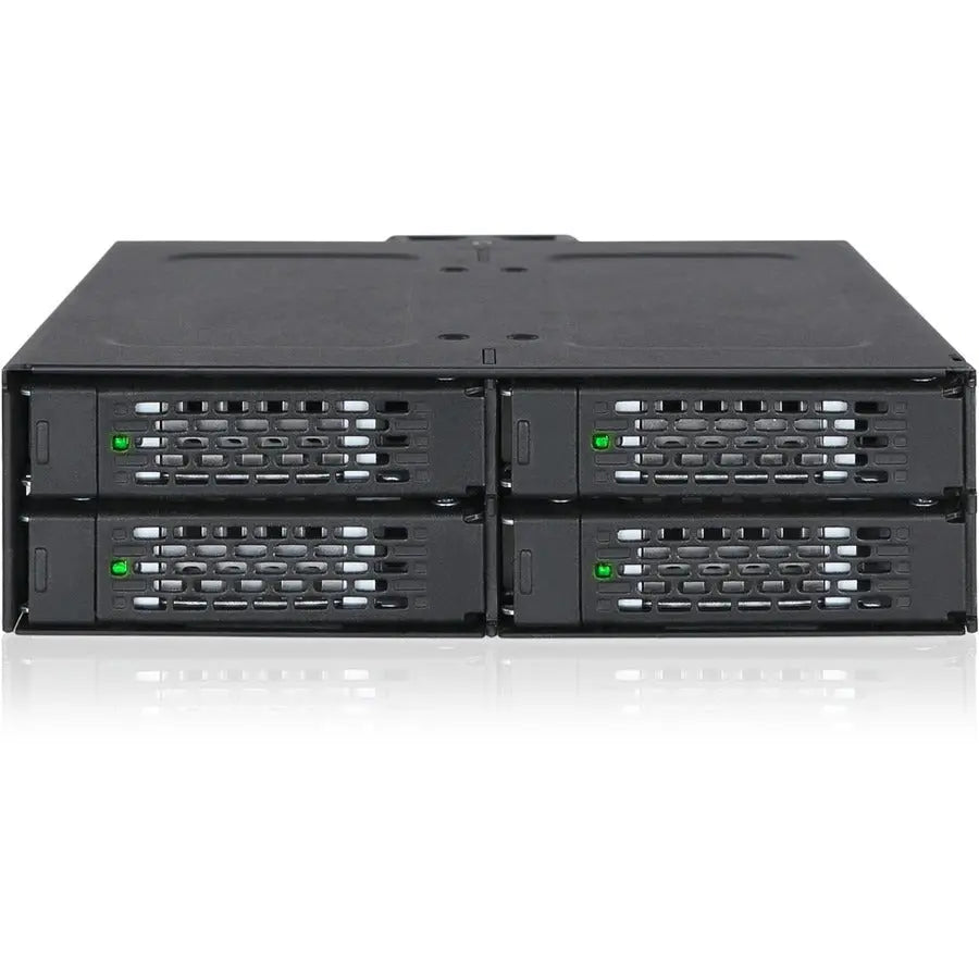 Icy Dock ToughArmor MB607SP-B Full Metal 4-Bay 2.5" SATA/SAS Drive Enclosure with Hot Swap and Cooling Fan