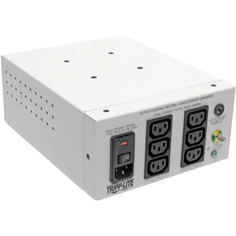 Eaton Tripp Lite Series IS600HGDV Dual-Voltage Medical-Grade Isolation Transformer
