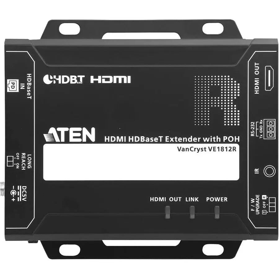 ATEN VE1812R HDMI HDBaseT Receiver with Power over HDBaseT (POH) and 4K Support