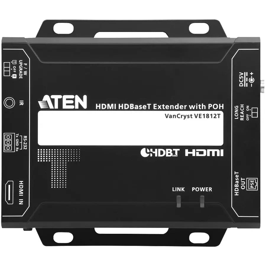 ATEN VE1812T HDMI HDBaseT Transmitter with Power over HDBaseT (POH) for 4K Video Extension up to 150 meters