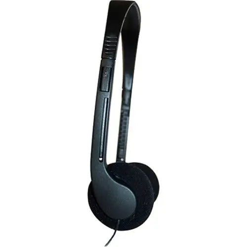 Avid Education AE-08 Lightweight Single-Use Headphones with 3.5mm Plug, Black