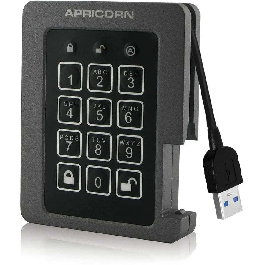Apricorn Aegis Padlock SSD 1TB USB 3.0 Hardware Encrypted Portable Drive
