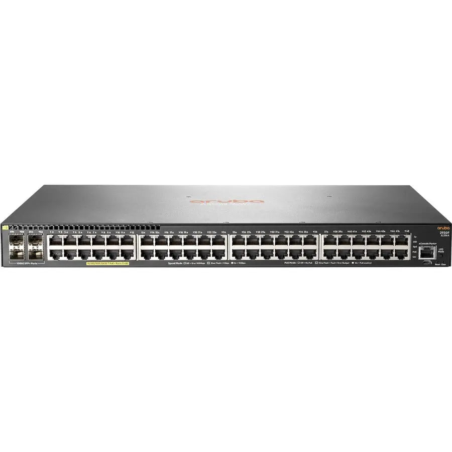 Hewlett Packard Enterprise JL558A 2930F 48G PoE+ 4SFP+ Layer 3 Switch for Enterprise Networking