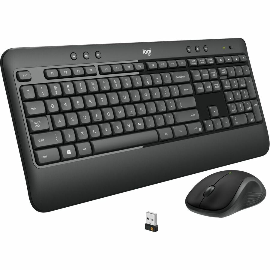 Logitech MK540 Advanced Wireless Keyboard and Mouse Combo for Windows – 2.4 GHz Unifying Receiver