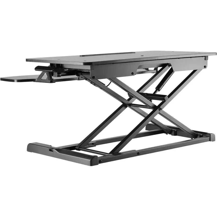 Amer Mounts EZRISER30 Sit-Stand Desk Converter Riser with Dual Monitor Support