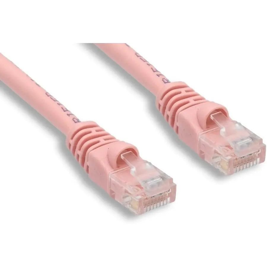 ENET NSI Industries Cat6 Category 6 550MHz Patch Cord, 15 ft, Pink