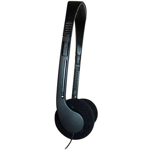 AVID AE-08 Lightweight Single-Use Headphones with 3.5mm Plug - Black