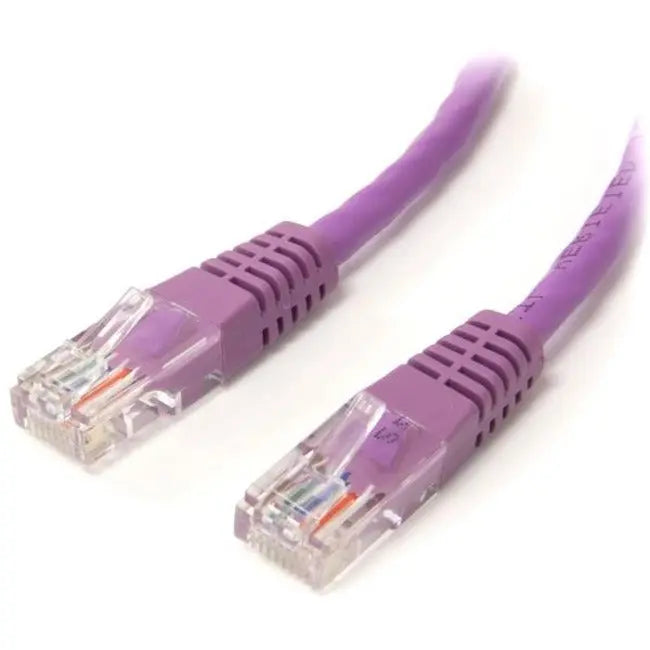 StarTech.com M45PATCH6PL 6 ft Purple Molded Cat5e UTP Patch Cable with Power-over-Ethernet Support