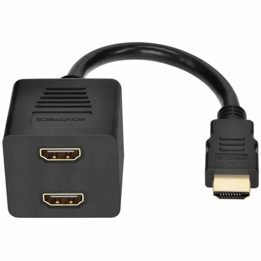 Monoprice Video/Audio Splitter - HDMI Male to 2x HDMI Female