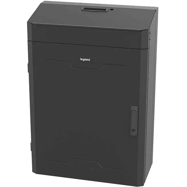 Legrand Group 4RU Vertical Wall-Mount Cabinet with Split Door - 36 Inch Height TAA Certified (Part Number VWMSD-4RU-36-B)