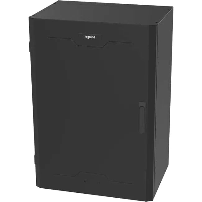 Legrand VWMFD-4RU-36-B 4U Wall Mount Cabinet with Full Door – 36 Inch Height, TAA Compliant