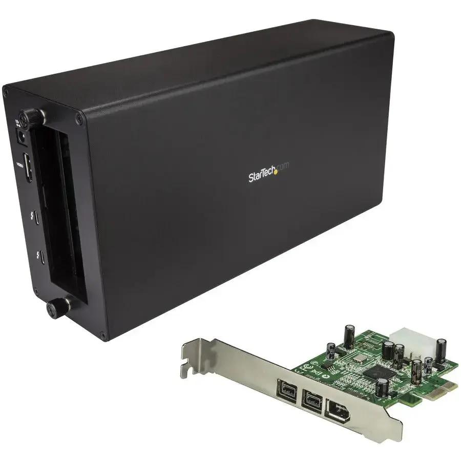 StarTech.com Thunderbolt 3 to FireWire Adapter - External PCIe Card & Chassis for Legacy Peripherals by StarTech.com