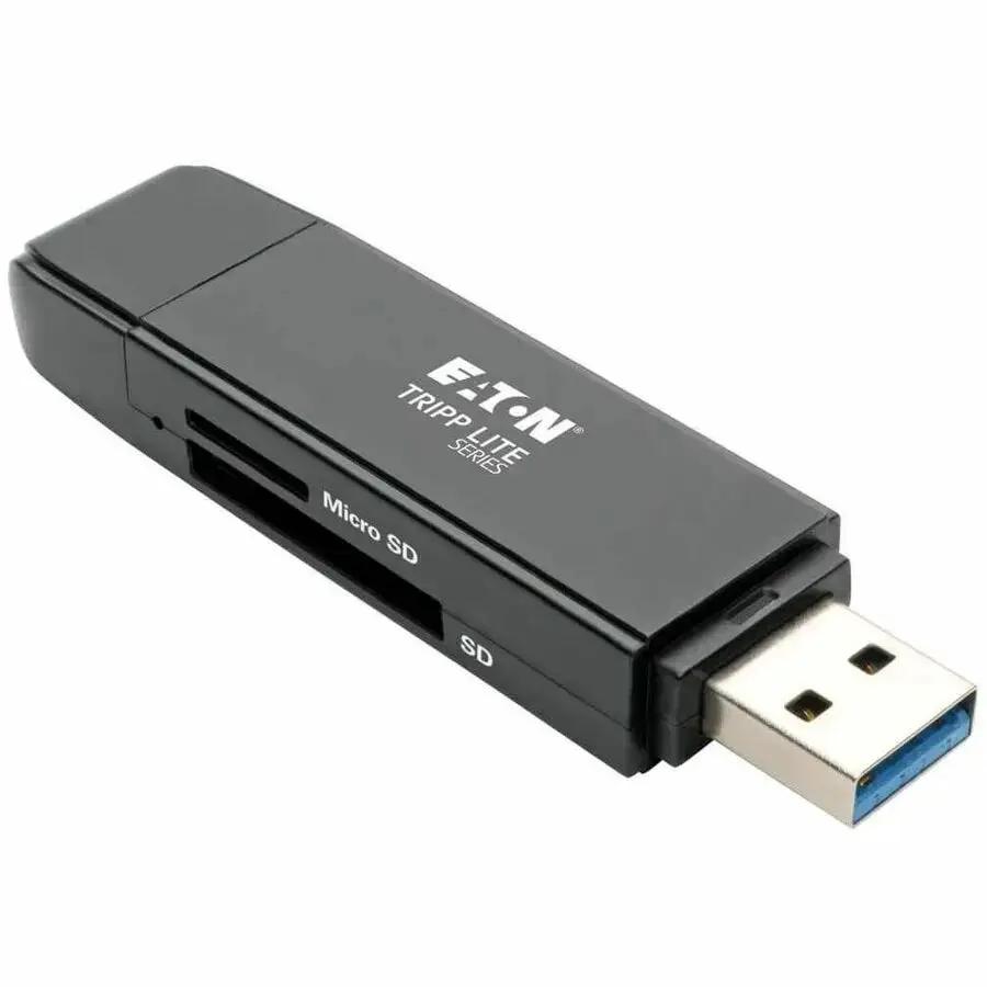Eaton Tripp Lite Series USB-C Memory Card Reader with 2-in-1 USB-A/USB-C for Fast Data Transfer by Eaton Corporation