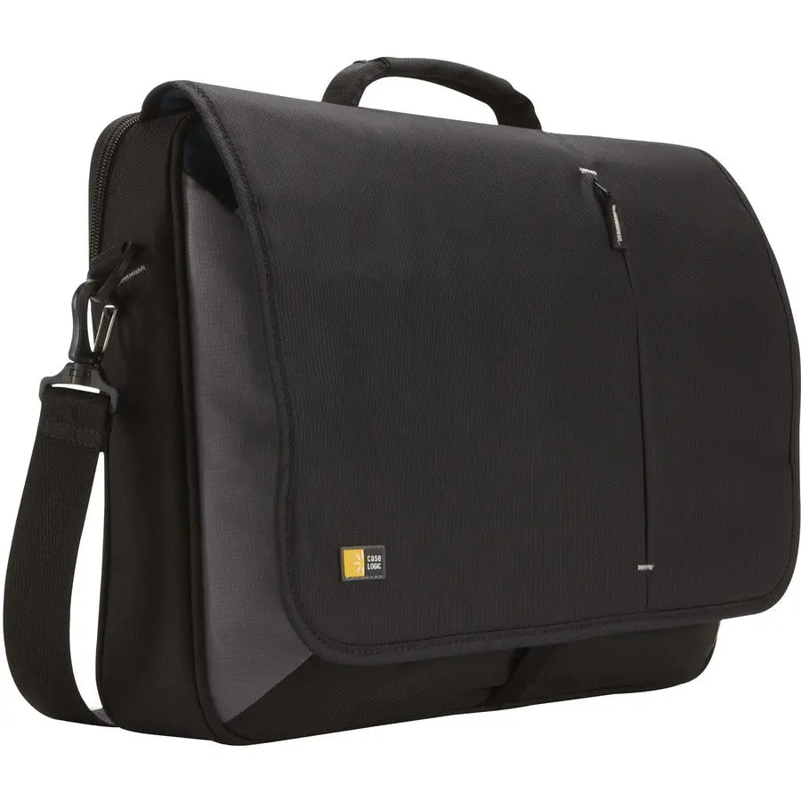 Case Logic VNM-217 17-Inch Laptop Messenger Bag – Durable Dobby Nylon with Organized Compartments in Black