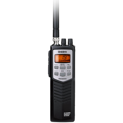 Uniden PRO501HH Handheld CB Radio for Clear 40-Channel Communication and Weather Alerts