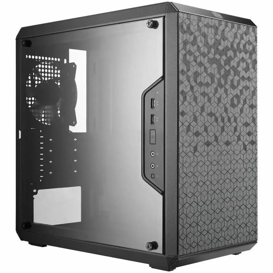 Cooler Master MasterBox MCB-Q300L-KANN-S00 Mini-Tower Computer Case with Edge-to-Edge Acrylic Side Panel and Flexible Positioning