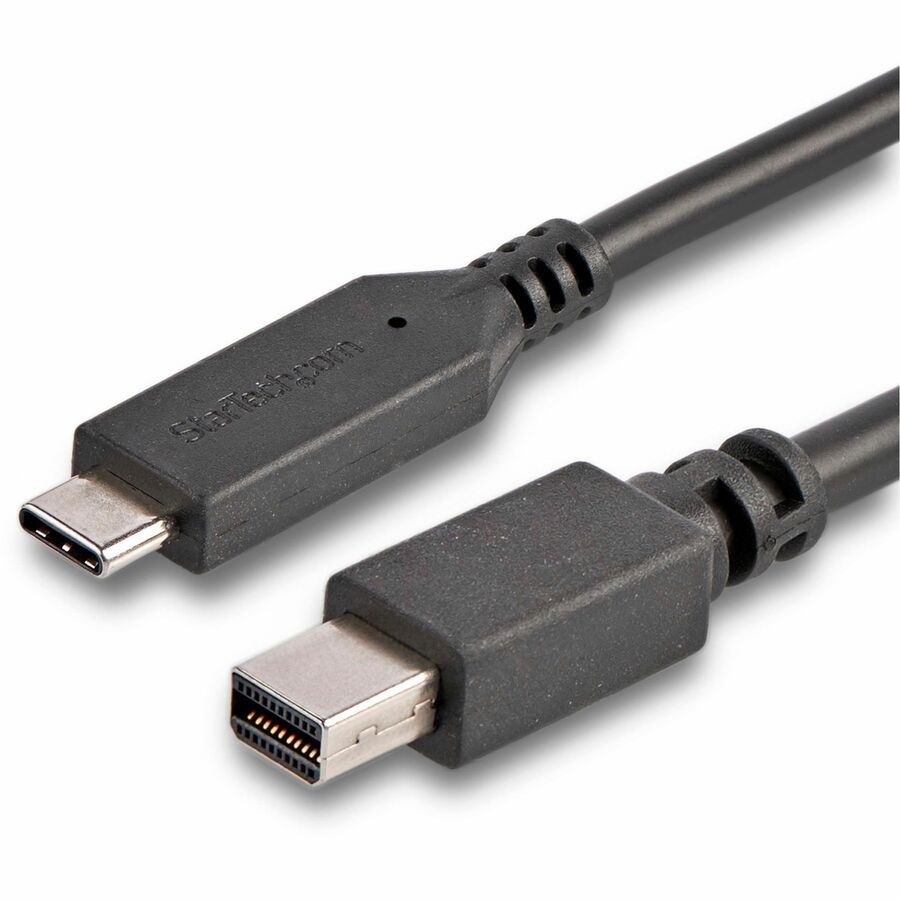 StarTech.com CDP2MDPMM6B 6 ft. USB-C to Mini DisplayPort Cable, 4K 60Hz, Black