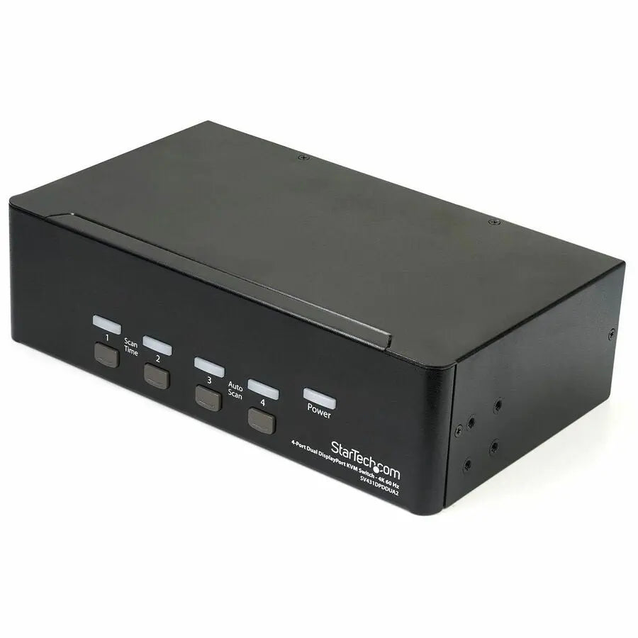 StarTech.com SV431DPDDUA2 4-Port Dual DisplayPort KVM Switch with 4K 60Hz Support