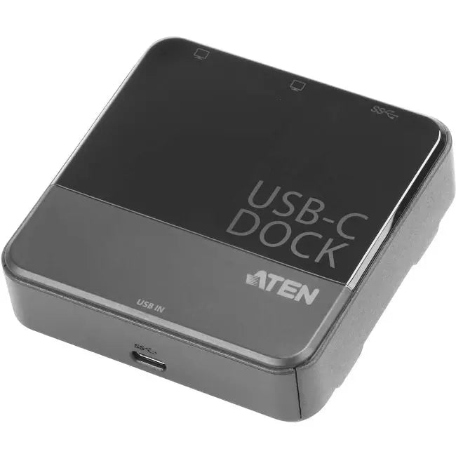ATEN USB-C Dual-HDMI Mini Dock UH3233 - Dual Monitor Display Adapter for Laptops and Tablets